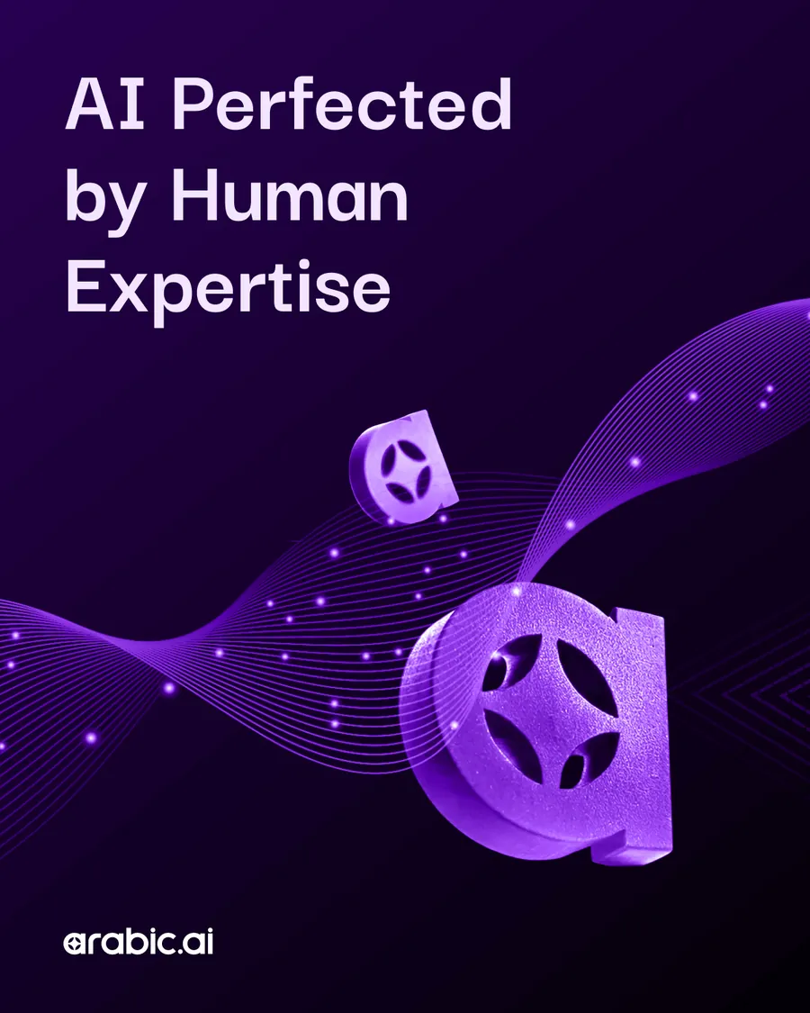 Twenty-two single posts, eleven in Arabic then the same eleven in English: AI Perfected by Human Expertise; Behind Every Smart AI Is a Smarter Human; Take Smarter Financial Decisions in Arabic; Generic AI in Arabic leads to poor insights and decisions; Supercharge Your Teams with Arabic.AI; The AI Agents Every Arabic-Speaking Enterprise Needs; Where Precision Meets Performance; Redefining What’s Possible in Arabic Enterprise Intelligence; Every Layer Built with Purpose; Power Smarter Operations with Arabic.AI; Transform Reports from English to Arabic while Preserving Financial Equations.