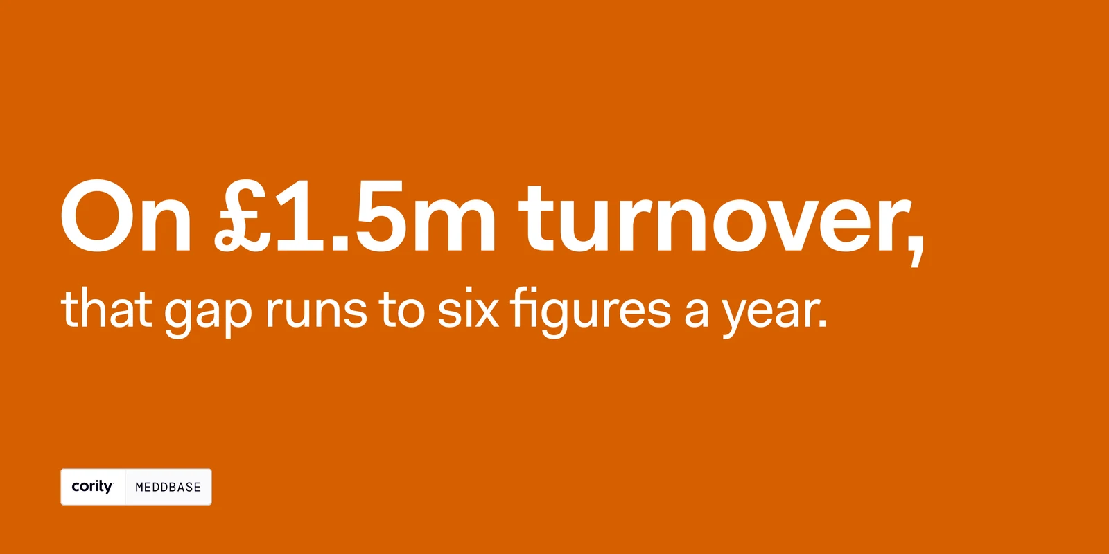 A seven-slide carousel: You opened a second site, so why did the margin get thinner? — it is rarely the clinical work, it is the admin around it; 7 to 10% of private invoices carry an error; 8 to 12% of appointments are missed and never rebooked; on £1.5m turnover that gap runs to six figures a year; one system for booking, notes, billing and recall closes it; and a profitability calculator to close.