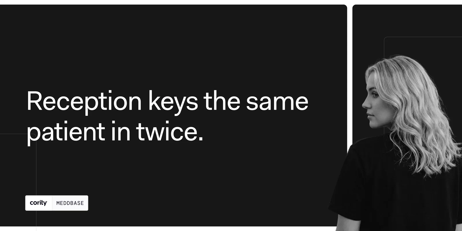 A seven-slide carousel: Three sites. Three systems. One headache — the record stops at each clinic’s front door, reception keys the same patient in twice, reporting means stitching three exports together, every new site multiplies the mess, one record across every site changes the maths, and a UK buyer’s guide to close.