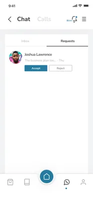 Requests, each with accept and reject.