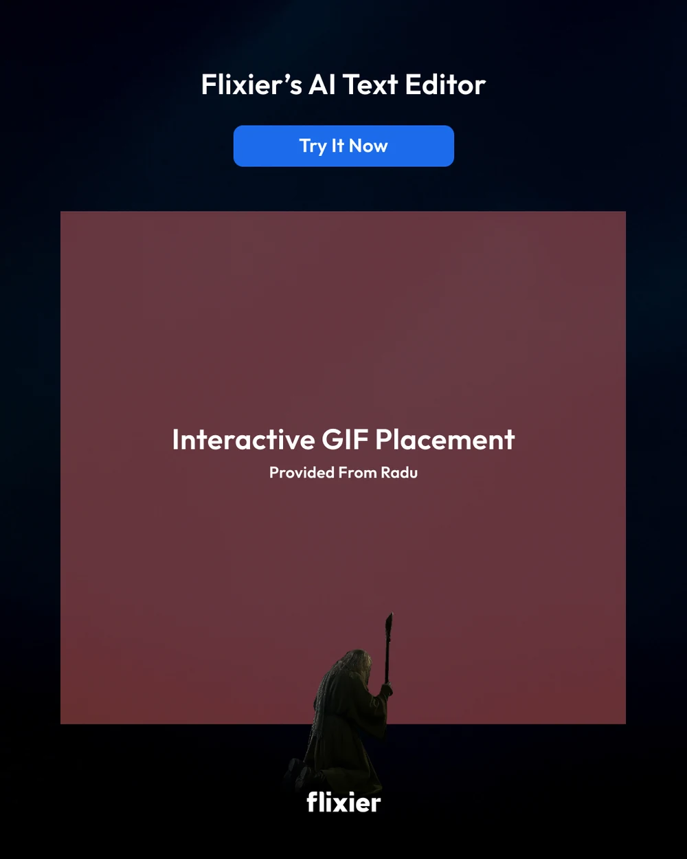 Six reaction posts: You shall not… scrub, a wizard facing a wall of render errors; and an Office-style grid reacting to AI text editing, each leaving a slot for an interactive GIF.