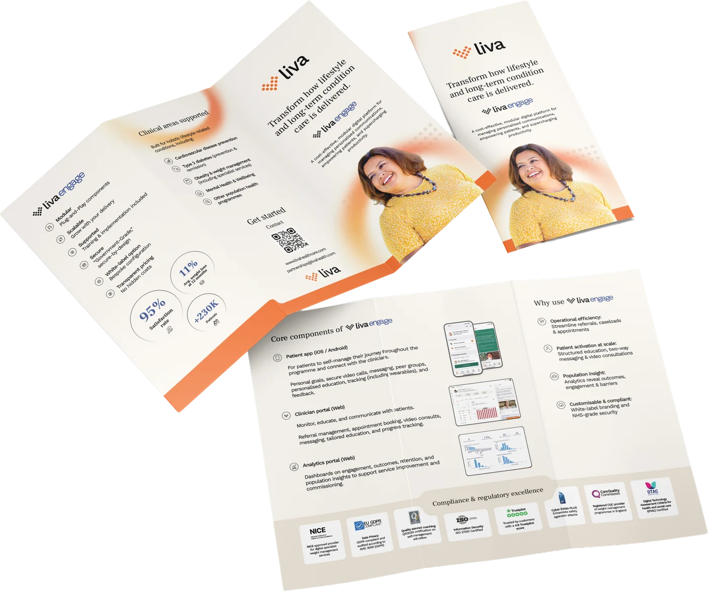 The Z-fold leaflet, opened out.