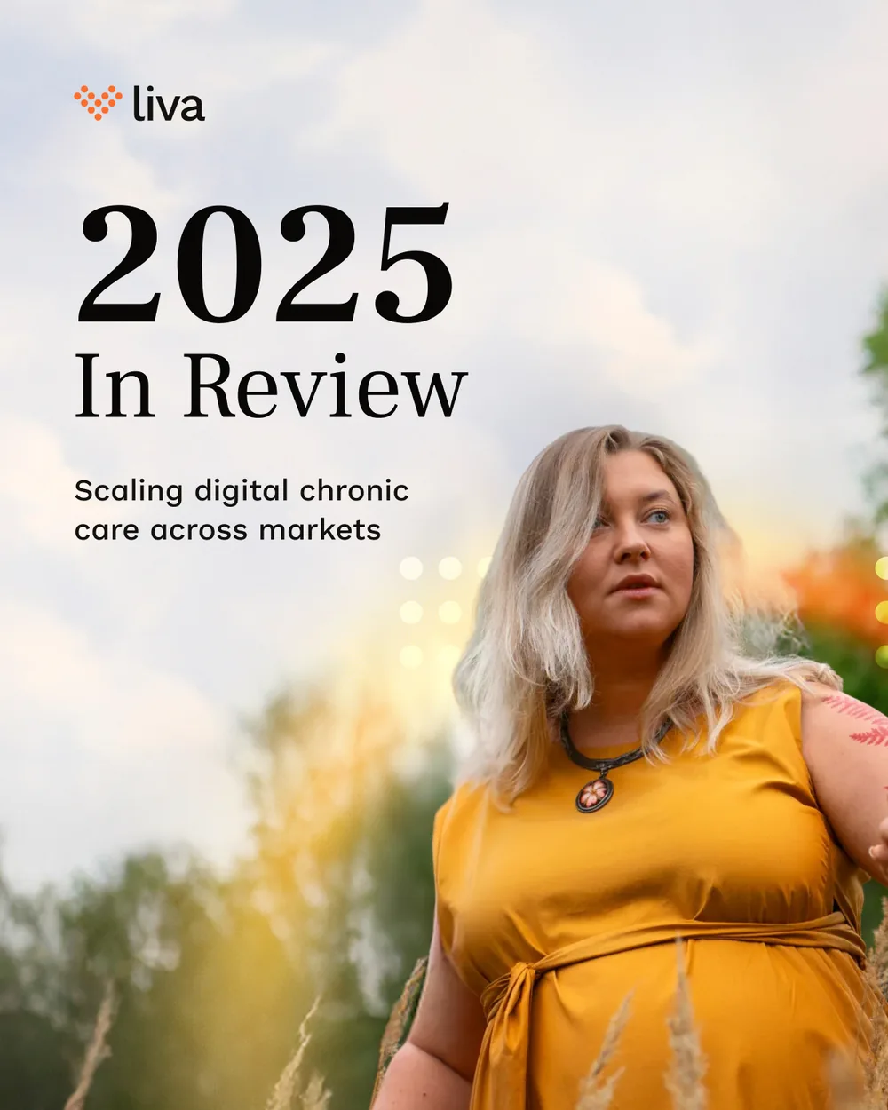 An eight-slide 2025 review: expansion into Germany and Saudi Arabia, public-sector work in the UK and Denmark, three product launches, 100,000 patients supported.