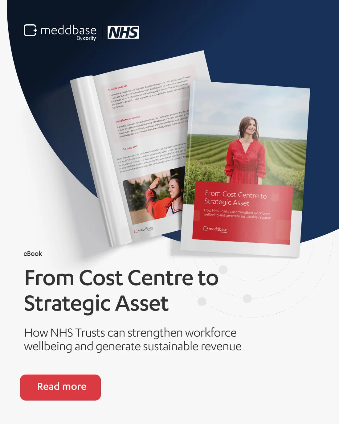 The eBook post: From Cost Centre to Strategic Asset, how NHS Trusts can strengthen workforce wellbeing and generate sustainable revenue.