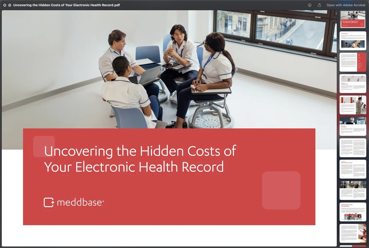 The webinar deck: Uncovering the Hidden Costs of Your Electronic Health Record.