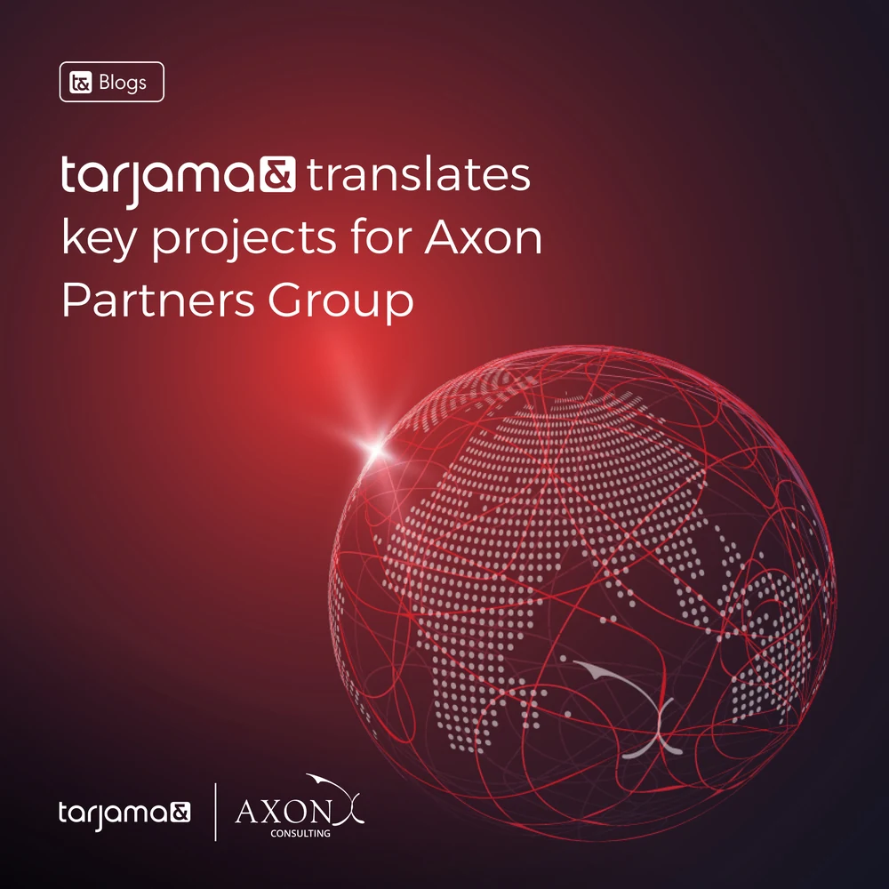 Six proof posts: recognised as industry leader in machine translation according to OpenAI’s ChatGPT, with the conversation shown; translating key projects for Axon Partners Group; optimising Noon’s translation costs by 45 per cent; boosting OSN’s engagement with 500,000 minutes of localised content; and a client testimonial from a project manager at Slash.