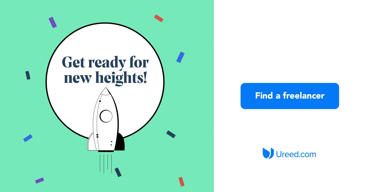 Three display banners: bold ideas are worth pursuing only with the right talents onboard; hire from over 35,000 freelance talents across 10 languages and 30 industries; and get ready for new heights, find a freelancer.