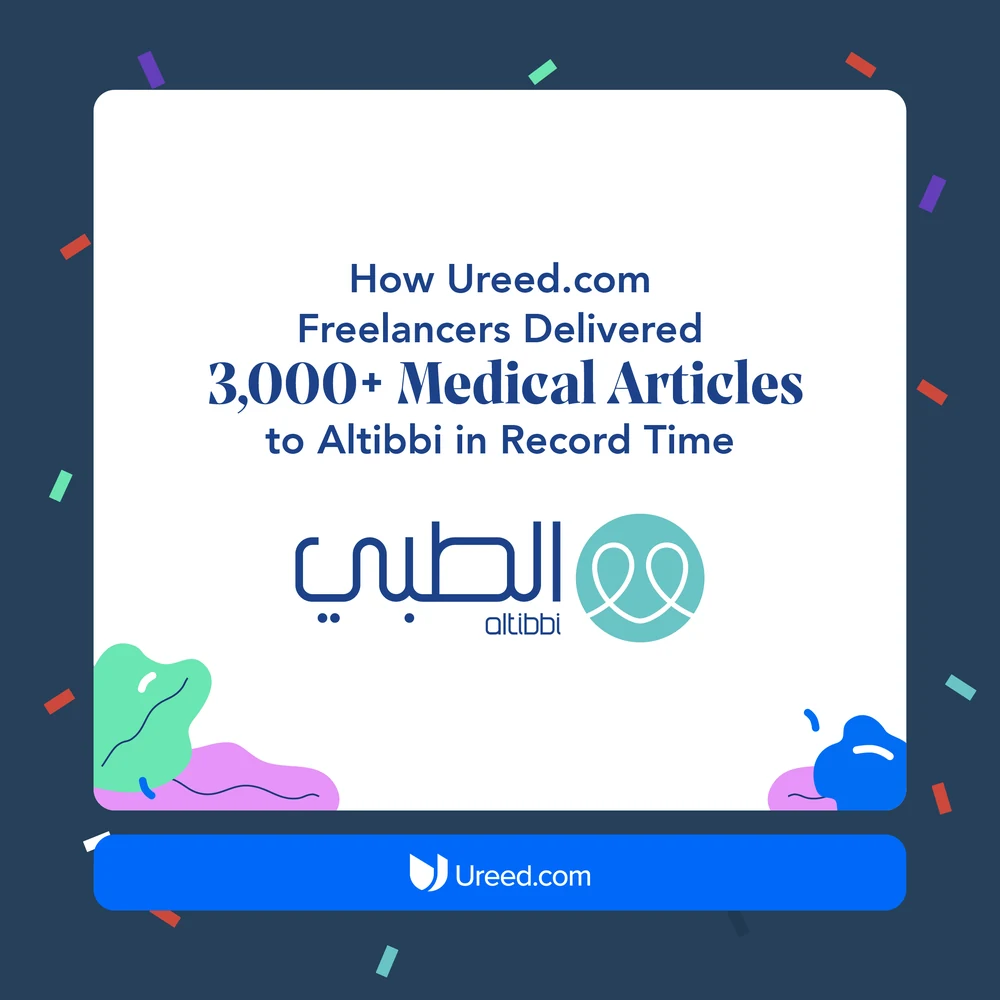 Nine community posts: celebrating 5,000 employers with the logos of Amazon, Noon, Endeavor, Wamda, stc and Thomson Reuters; 3,000 medical articles delivered to Altibbi; International Client’s Day; two Eid cards; and quotations from a venture capitalist, J. C. Penney and Gabriel García Márquez; plus a call for English-to-Russian translators.