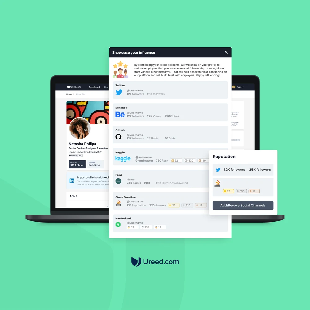 A six-post run on the platform: a new website; introducing the new Ureed.com in four steps; the Ureed.com Messenger app; voice chat; a tip to add a GIF to your service gallery; and the platform on desktop.