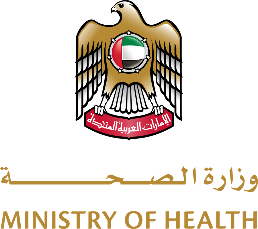 The UAE Ministry of Health mark.